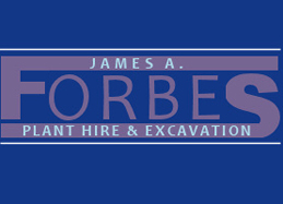 James Forbes  plant hire excavation company Banff Aberdeenshire